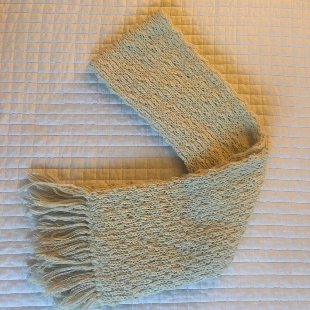 Cream scarf
